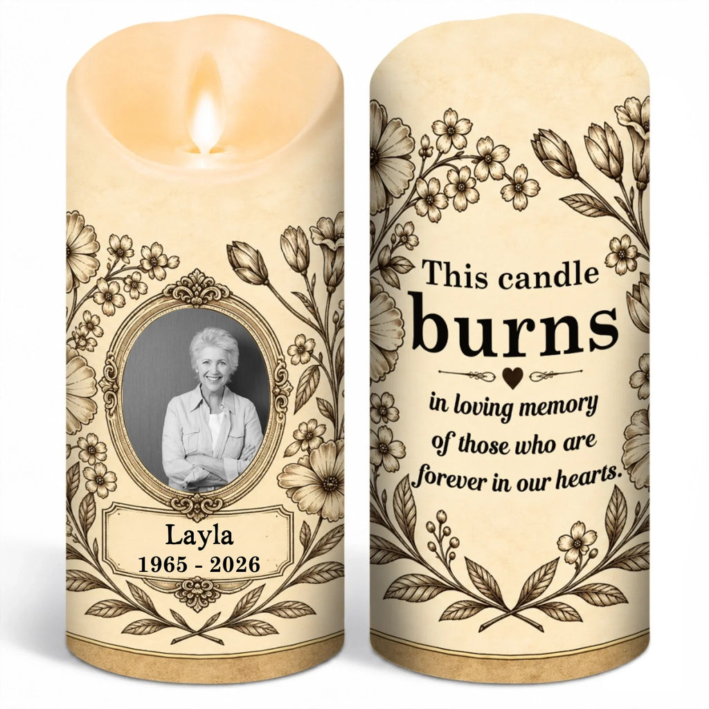 Love Beyond Goodbye - Personalized LED Candle