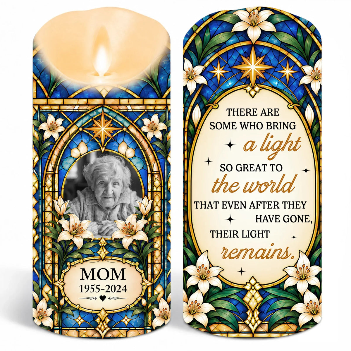 Memory Never Fades - Personalized LED Candle
