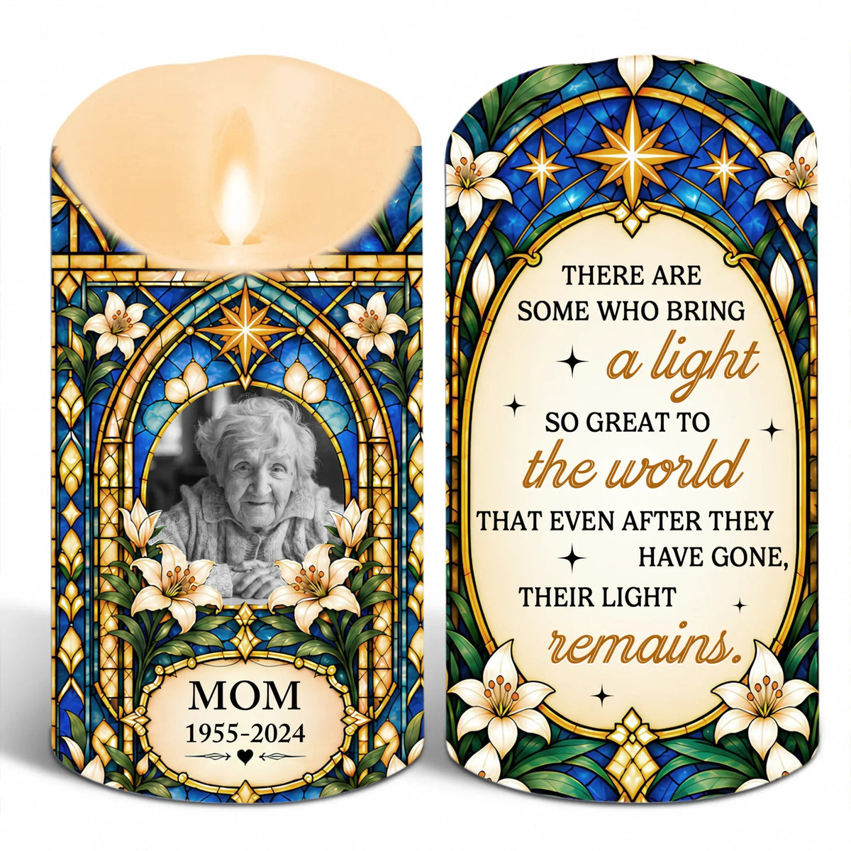 Memory Never Fades - Personalized LED Candle
