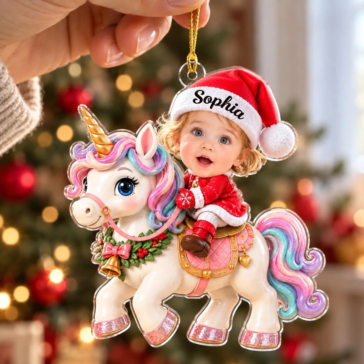 Custom Family Ornament, Christmas Gift for Family Members •  Christmas As A Kid - Personalized Acrylic Ornament