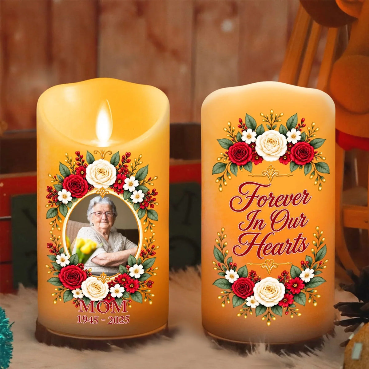 Goodbye Is Not Forever - Personalized LED Candle