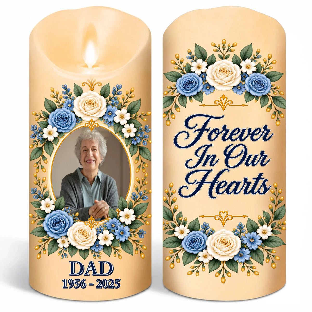 Goodbye Is Not Forever - Personalized LED Candle