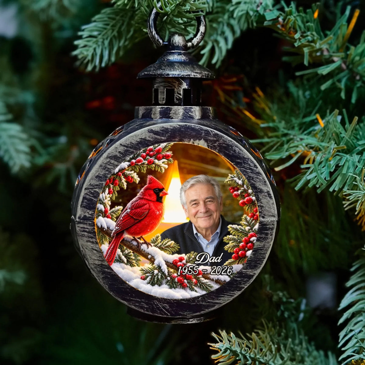 Custom Christmas Gifts for Loved Ones, Family Keepsake • A Lasting Presence - Personalized Christmas Lantern