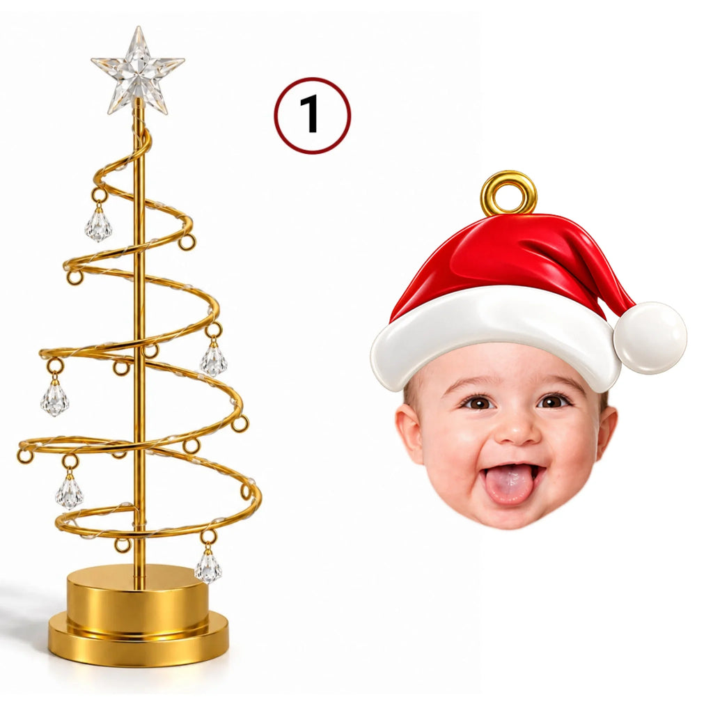 Custom Family Christmas Tree Light, Family Christmas Decor • Our Merry Family Tree - Personalized LED Tree Lights