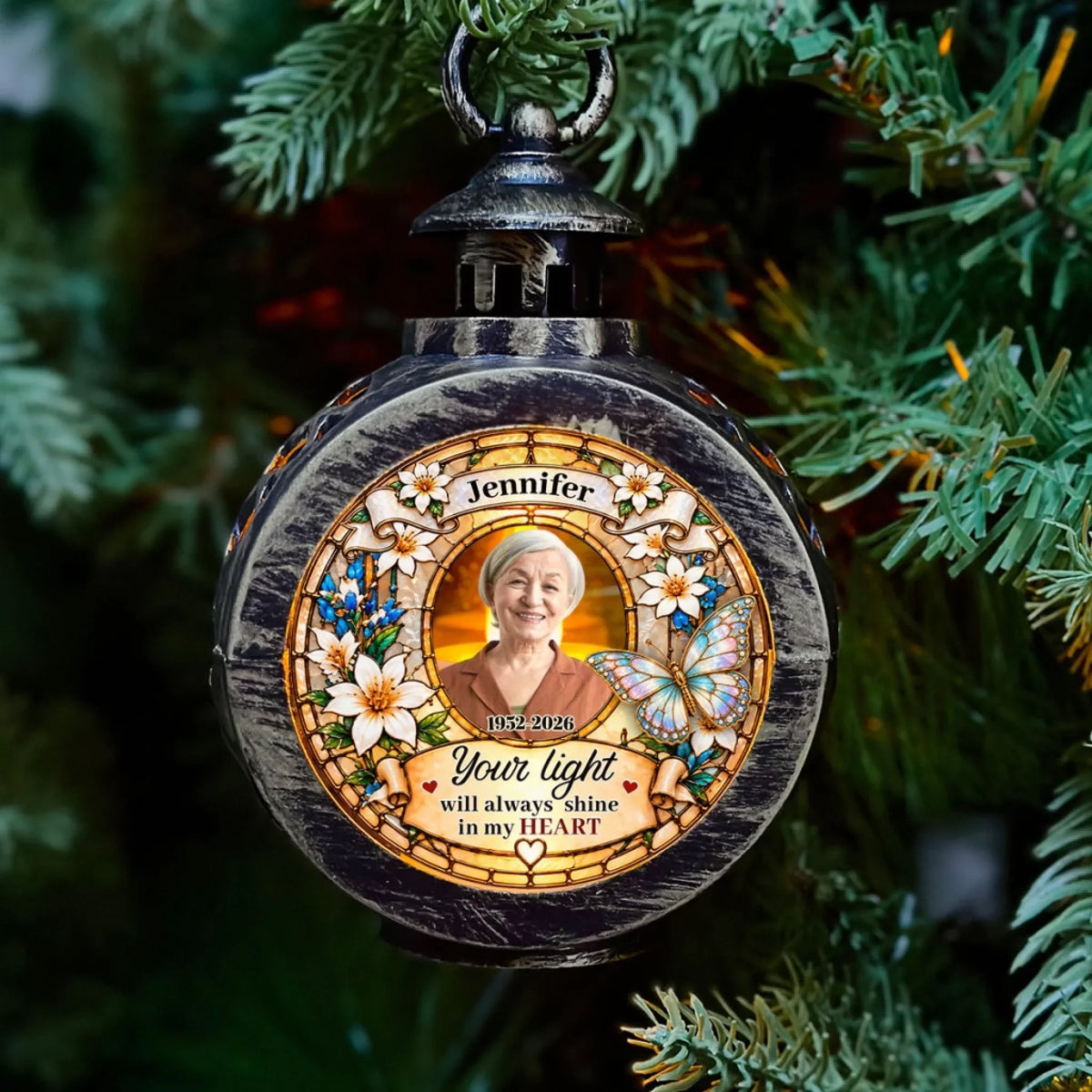 Custom Christmas Gifts for Loved Ones, Family Keepsake • Keeping You Close - Personalized Christmas Lantern