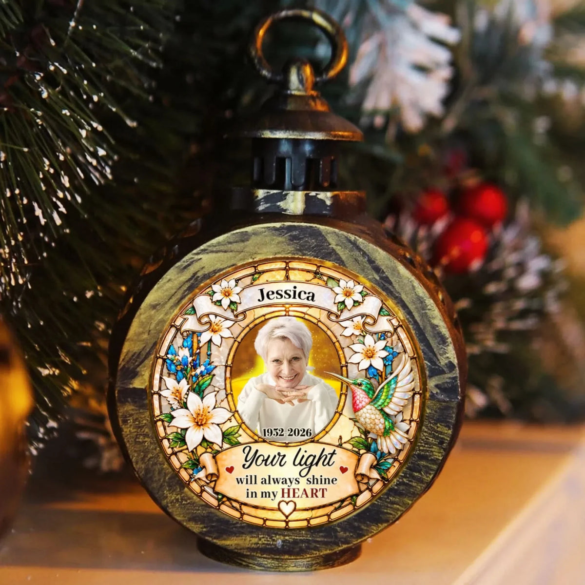 Custom Christmas Gifts for Loved Ones, Family Keepsake • Keeping You Close - Personalized Christmas Lantern