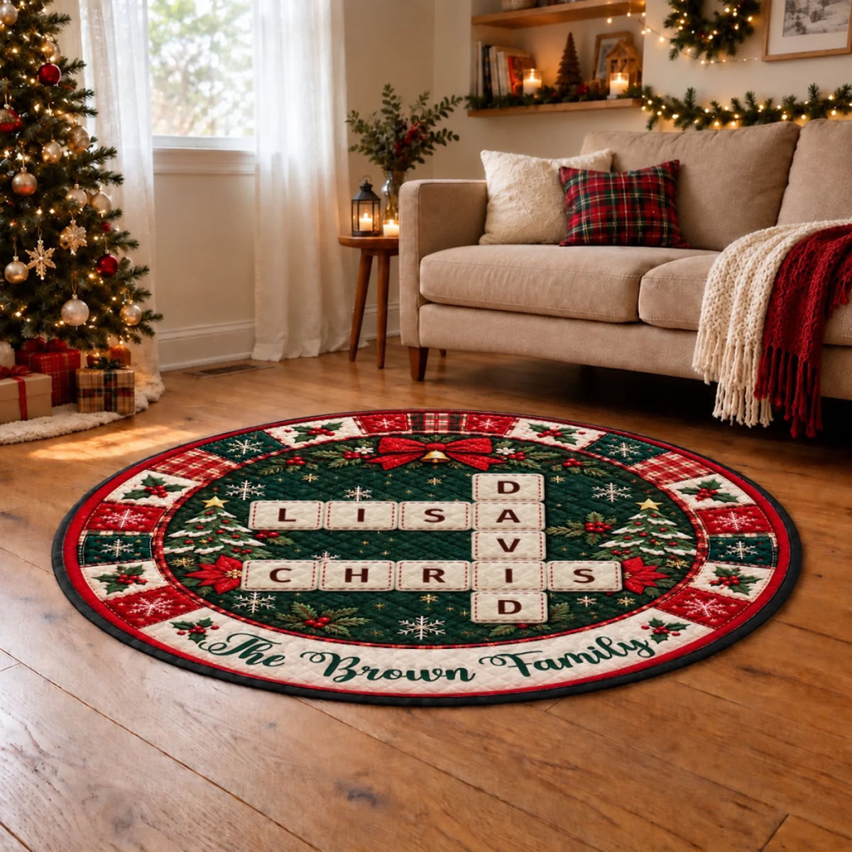 Family Love Season - Personalized Quilted Mat