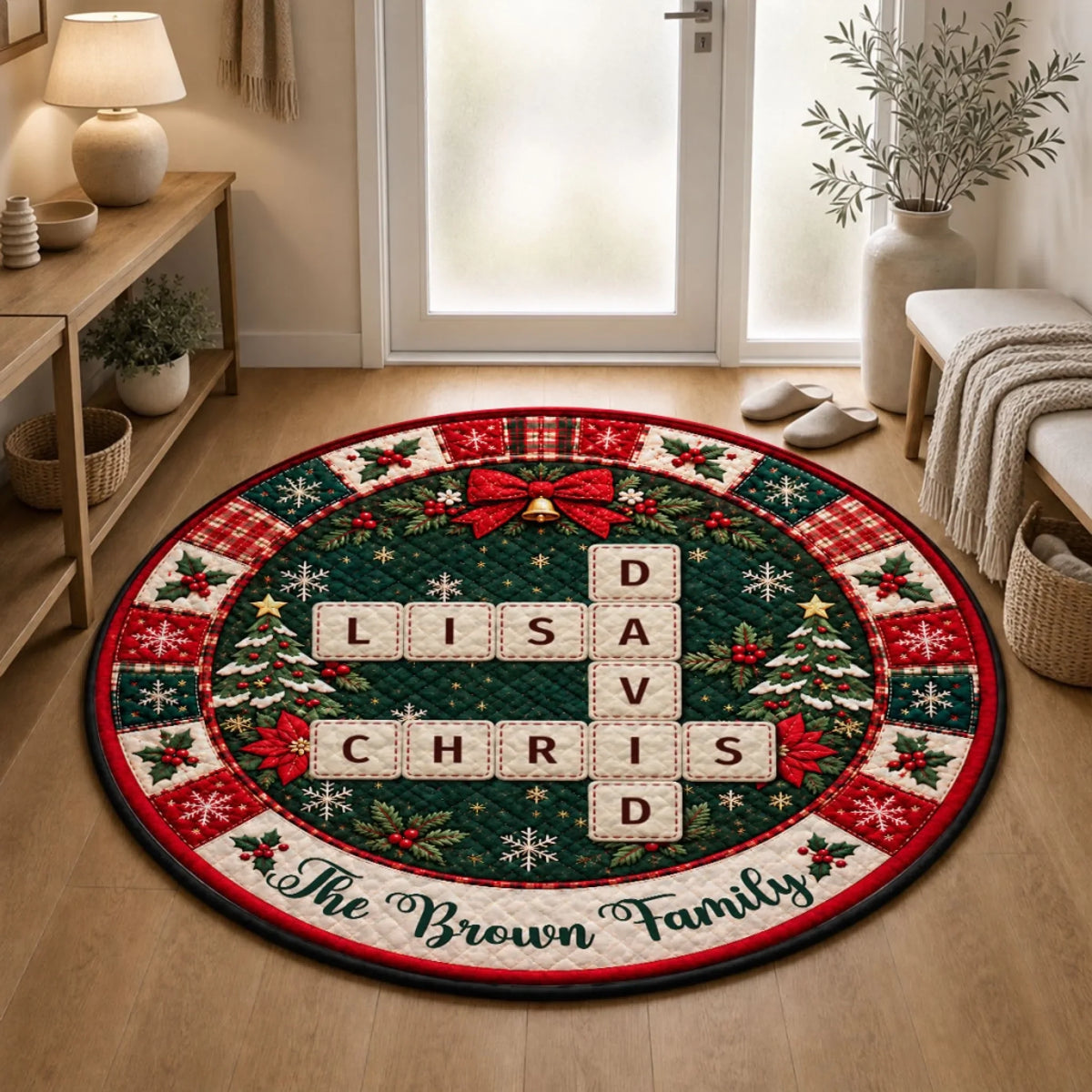 Family Love Season - Personalized Quilted Mat