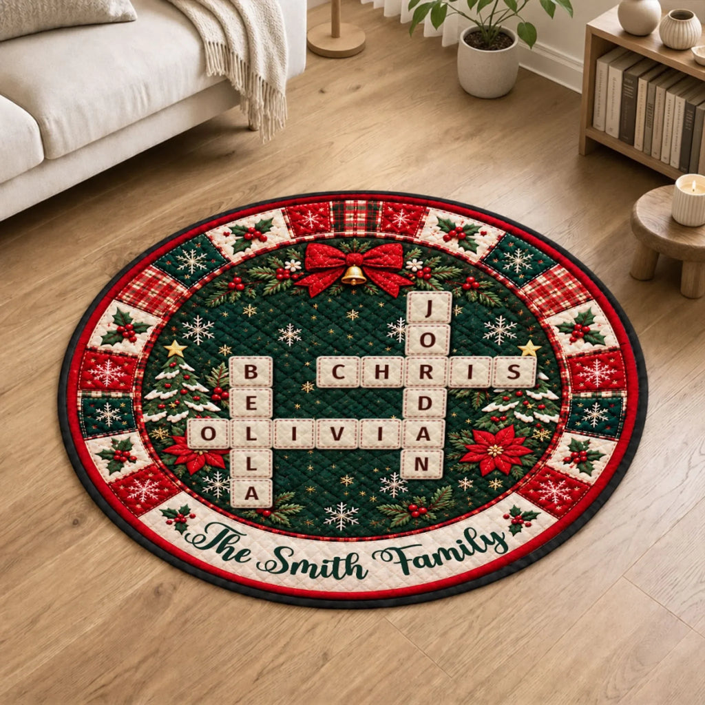 Family Love Season - Personalized Quilted Mat