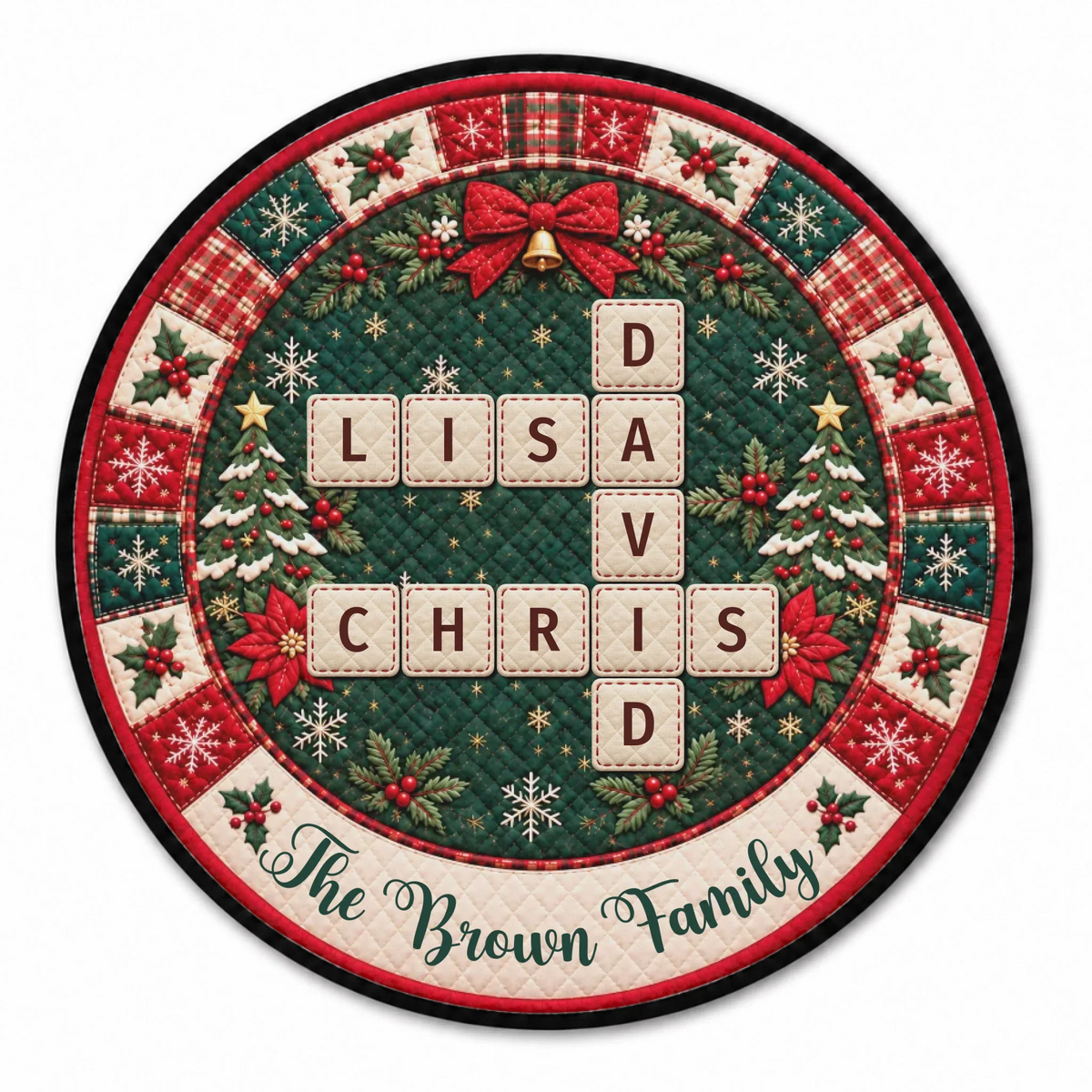 Family Love Season - Personalized Quilted Mat