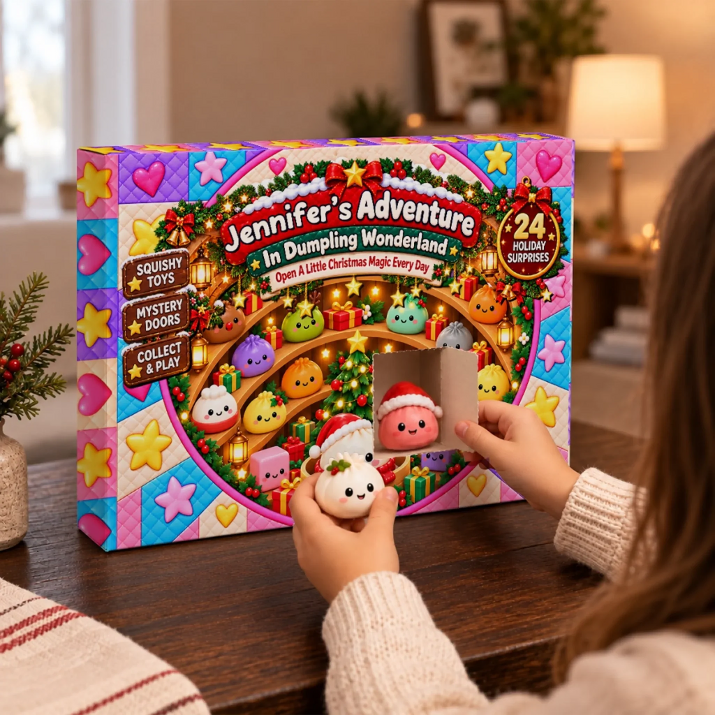 Year Of Squishy - Personalized Dumpling Advent Calendar