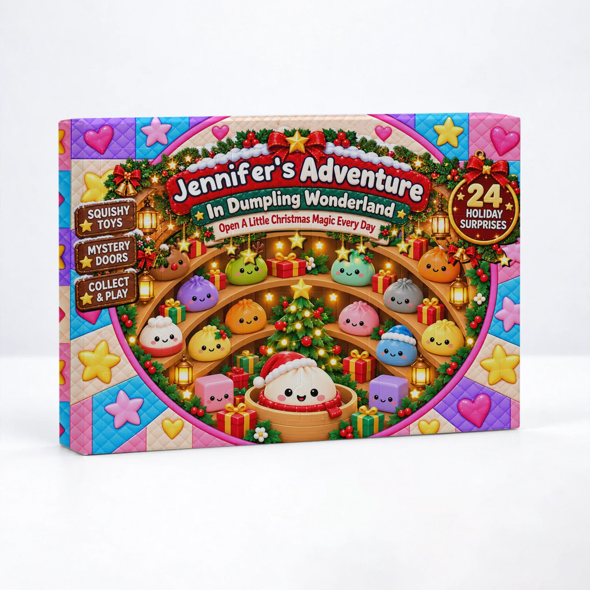 Year Of Squishy - Personalized Dumpling Advent Calendar