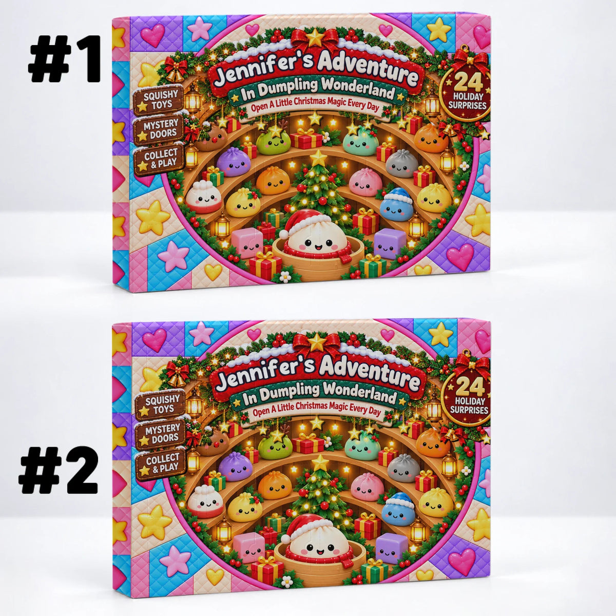 Year Of Squishy - Personalized Dumpling Advent Calendar