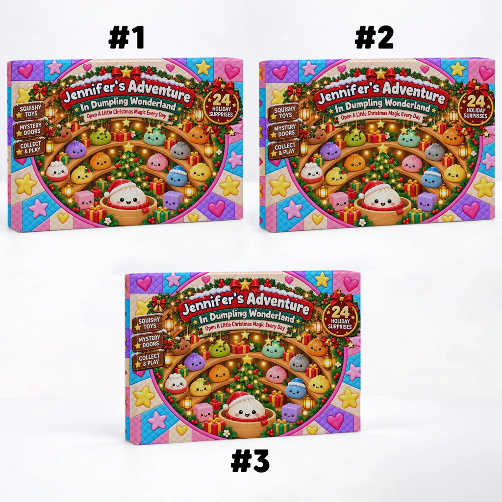Year Of Squishy - Personalized Dumpling Advent Calendar