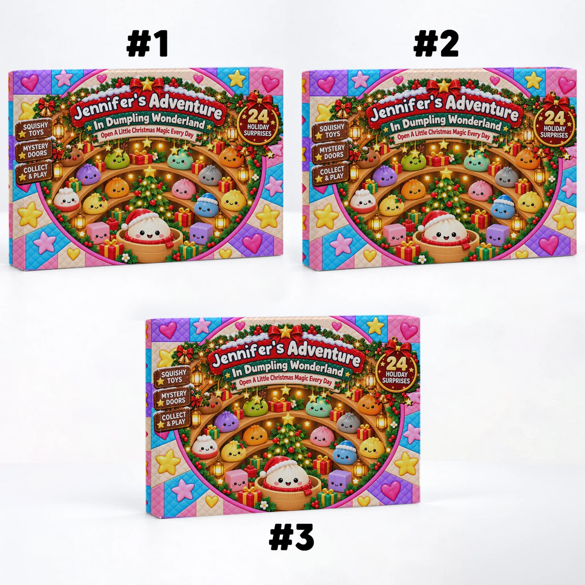 Year Of Squishy - Personalized Dumpling Advent Calendar