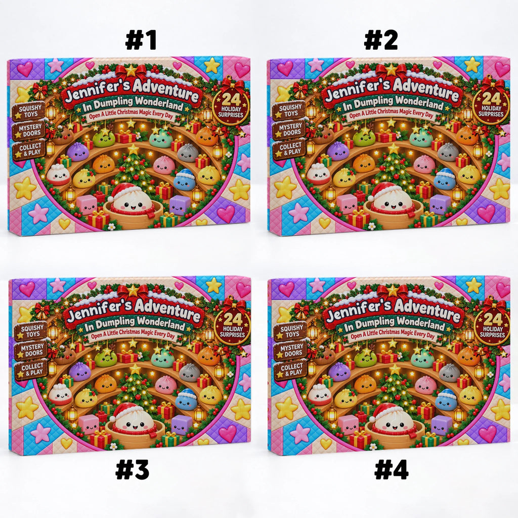 Year Of Squishy - Personalized Dumpling Advent Calendar
