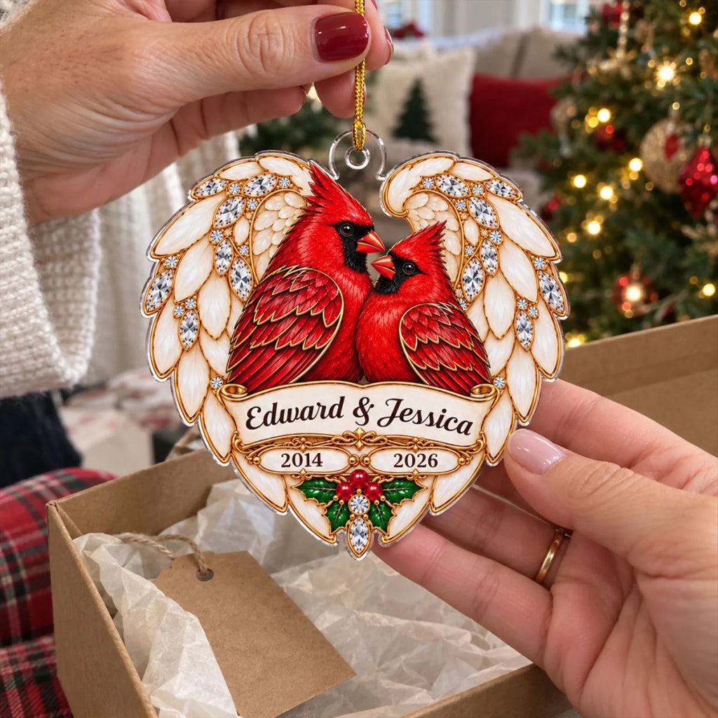 Custom Memorial Christmas Ornament, Sympathy Keepsake •  Your Memory Shines - Personalized Acrylic Ornament