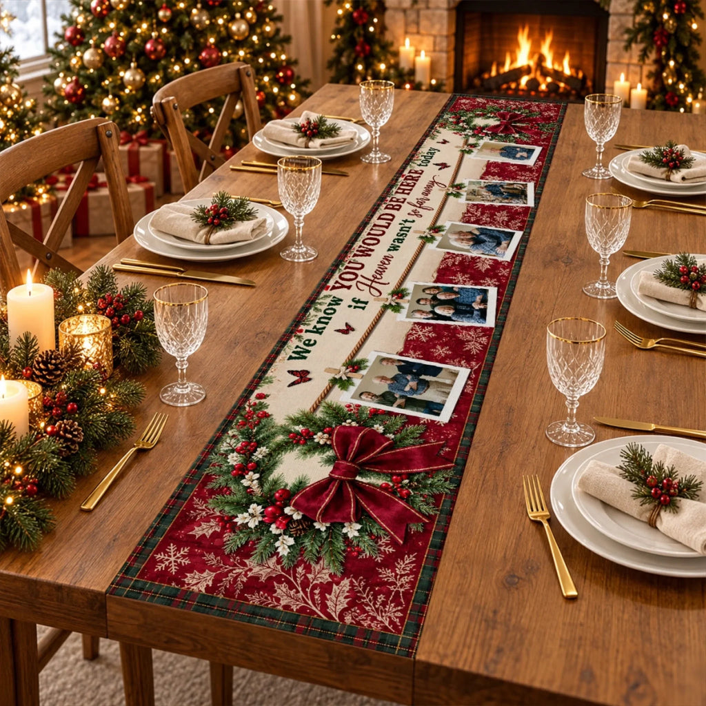 Heart Full Of Memories - Personalize Table Runner