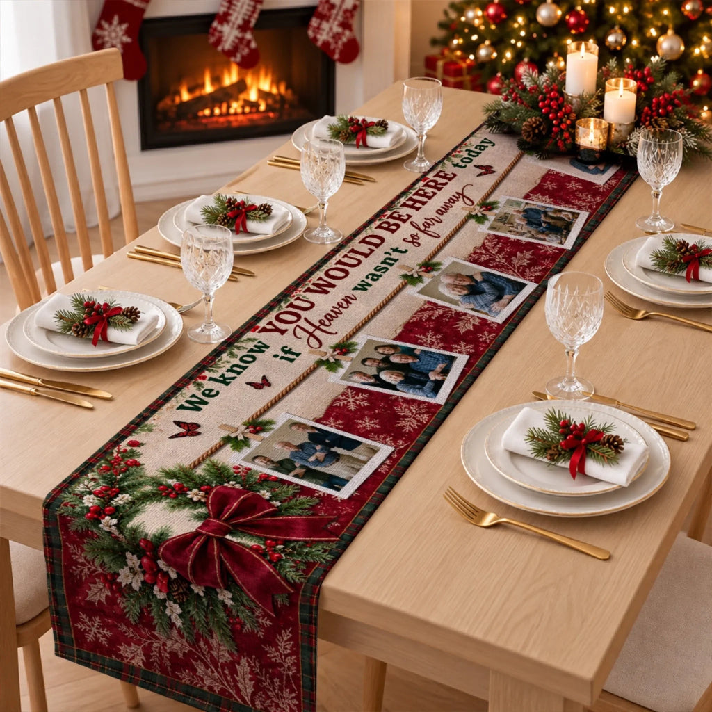 Heart Full Of Memories - Personalize Table Runner