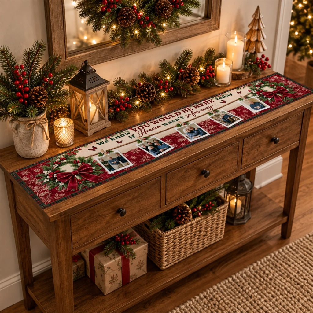 Heart Full Of Memories - Personalize Table Runner