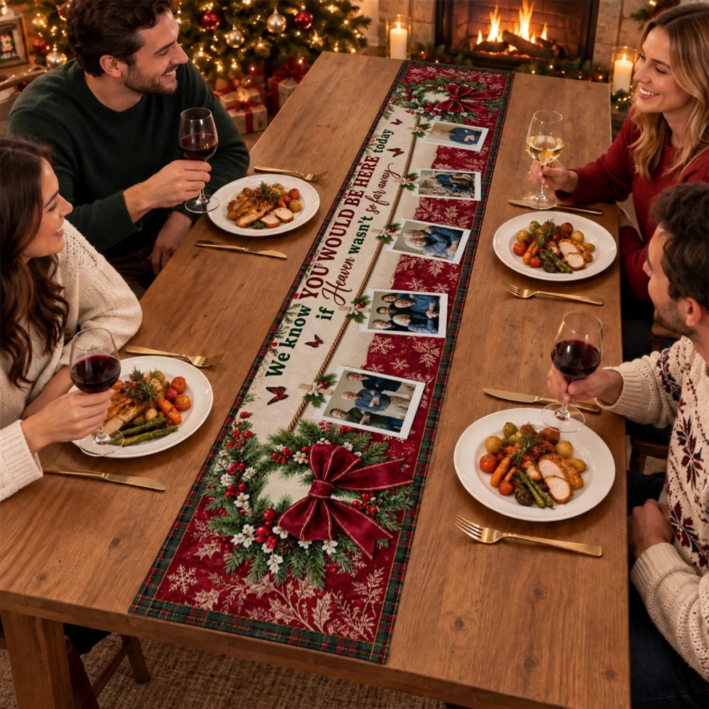 Heart Full Of Memories - Personalize Table Runner
