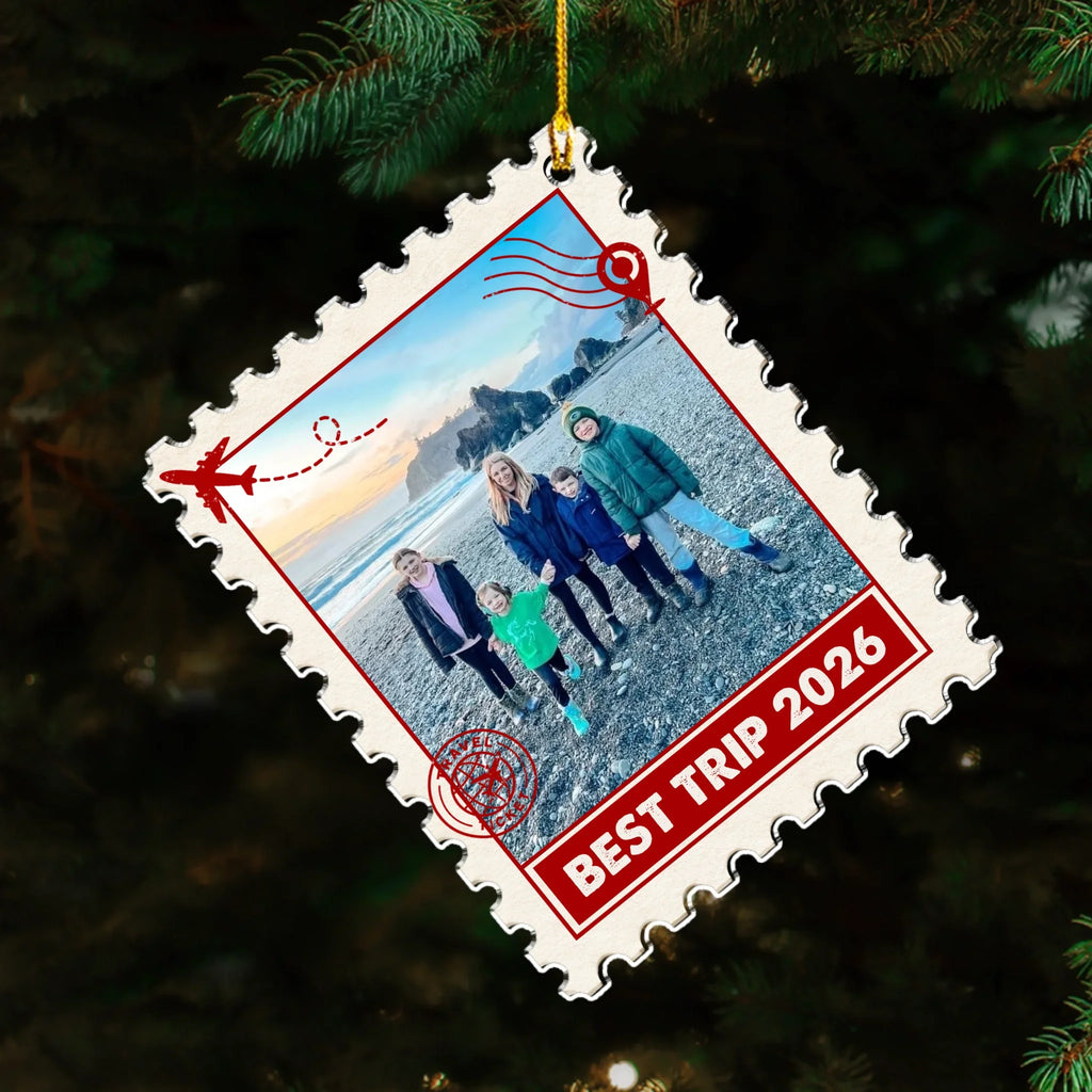 Custom Keepsake Christmas Ornament •  Our Favorite Journey - Personalized Acrylic Ornament