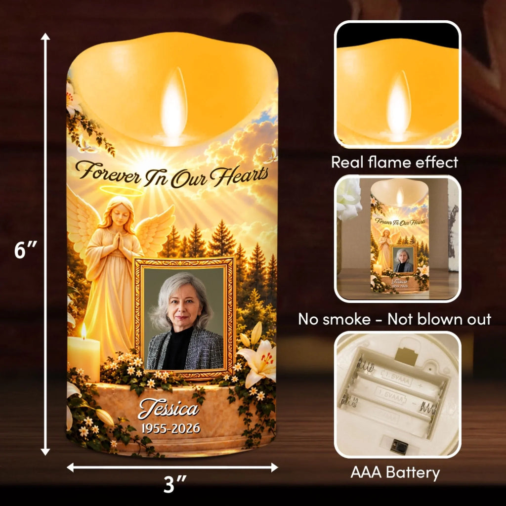 A Light To Remember - Personalized LED Candle