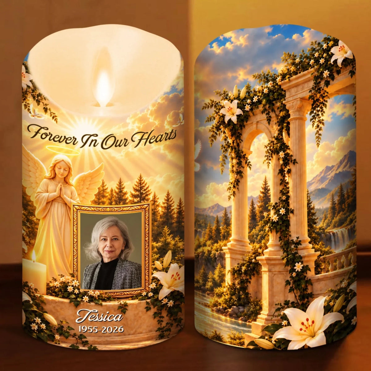 A Light To Remember - Personalized LED Candle