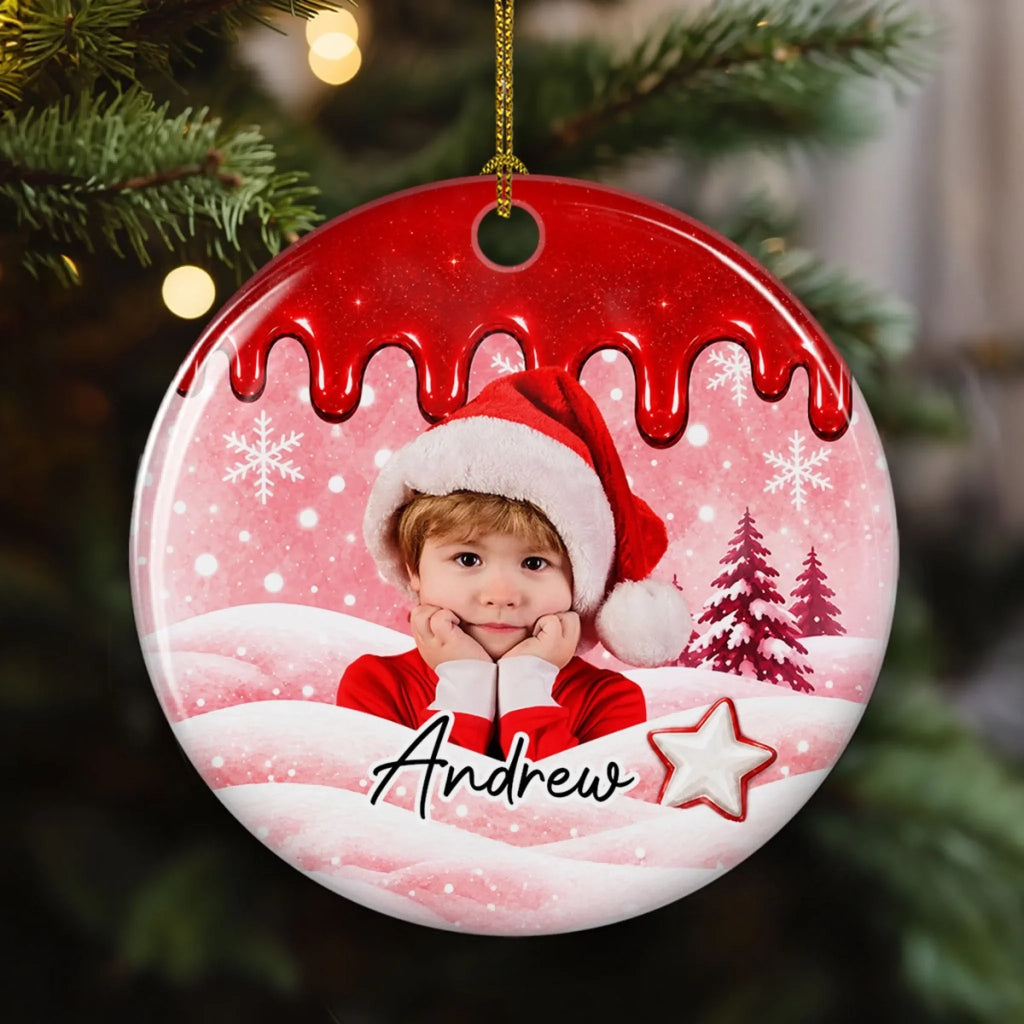 Our Little Christmas Star - Personalized Ceramic Ornament