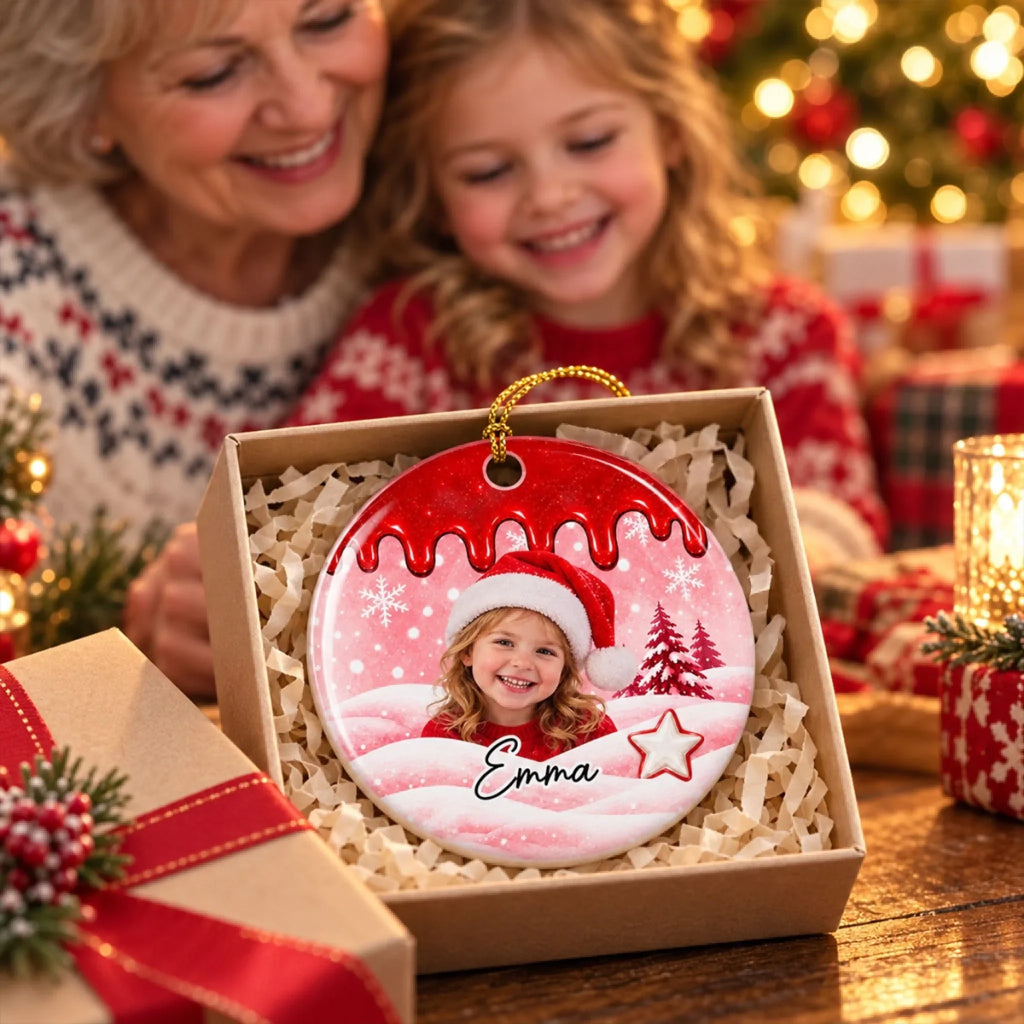 Our Little Christmas Star - Personalized Ceramic Ornament