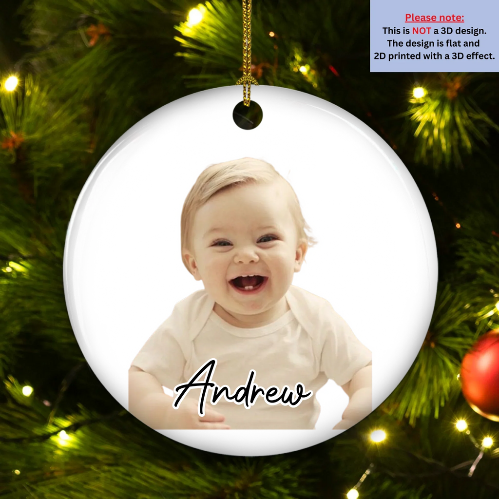 Our Little Christmas Star - Personalized Ceramic Ornament