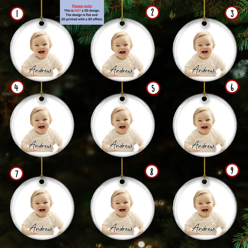 Our Little Christmas Star - Personalized Ceramic Ornament