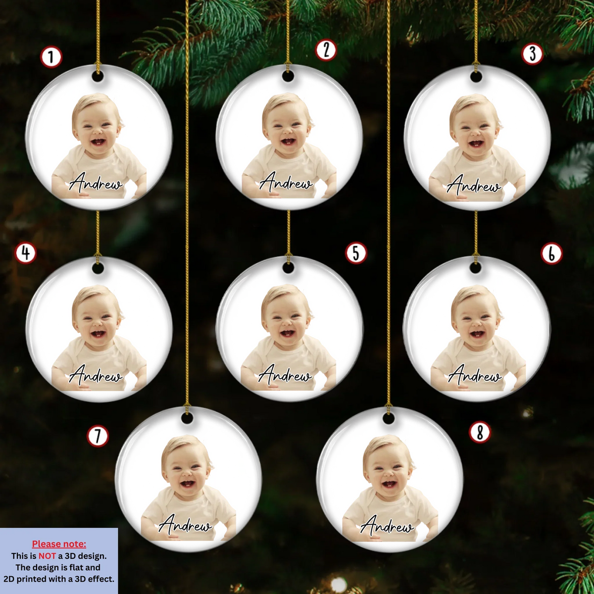 Our Little Christmas Star - Personalized Ceramic Ornament