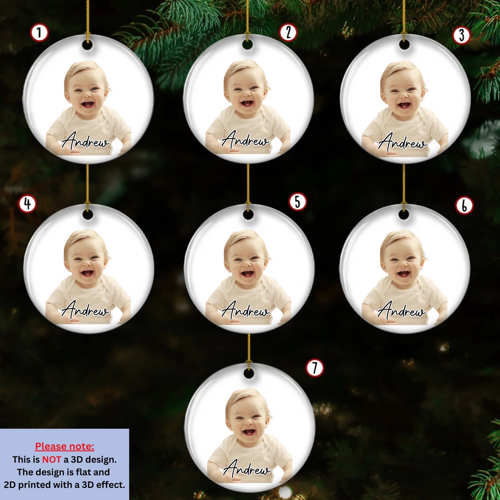 Our Little Christmas Star - Personalized Ceramic Ornament