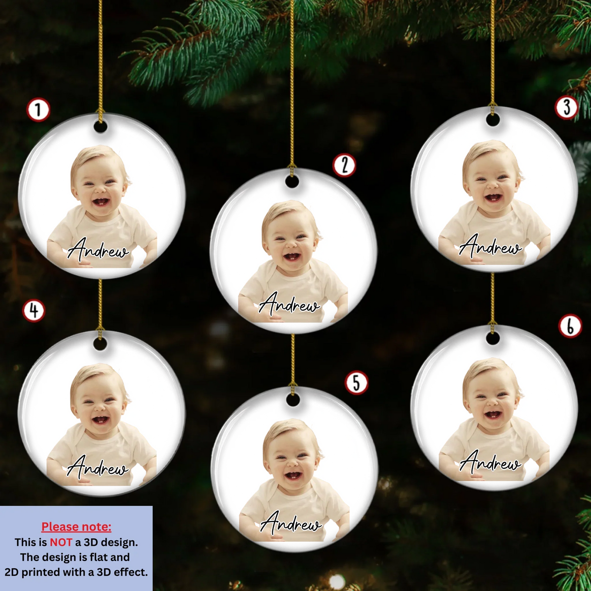 Our Little Christmas Star - Personalized Ceramic Ornament