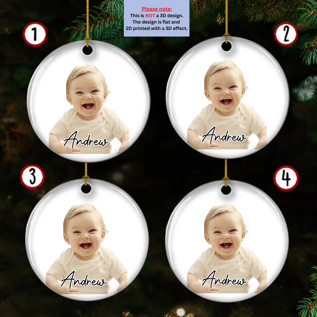 Our Little Christmas Star - Personalized Ceramic Ornament