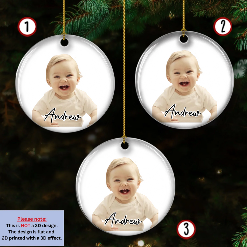 Our Little Christmas Star - Personalized Ceramic Ornament