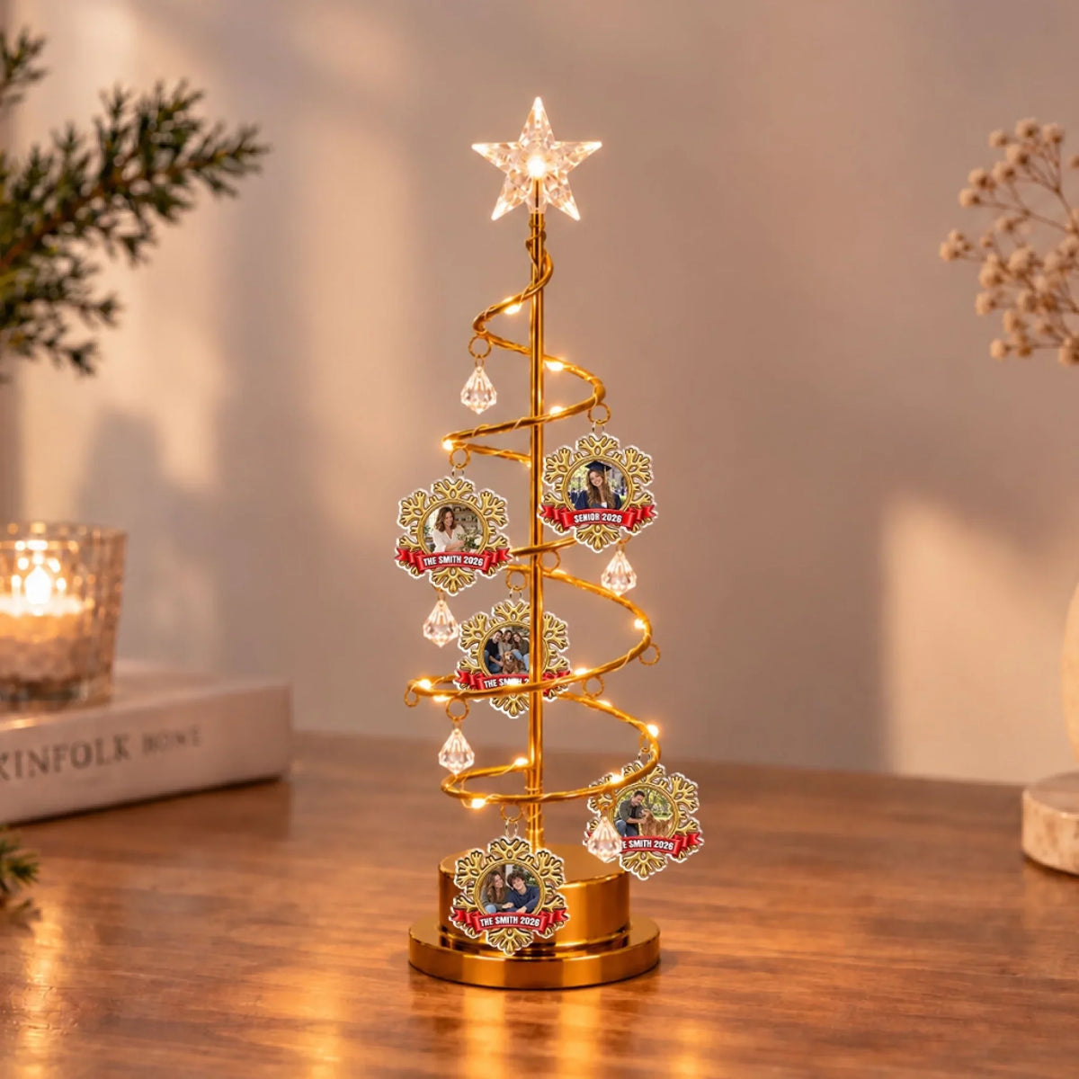 Family Holds Together - Personalized LED Tree Lights