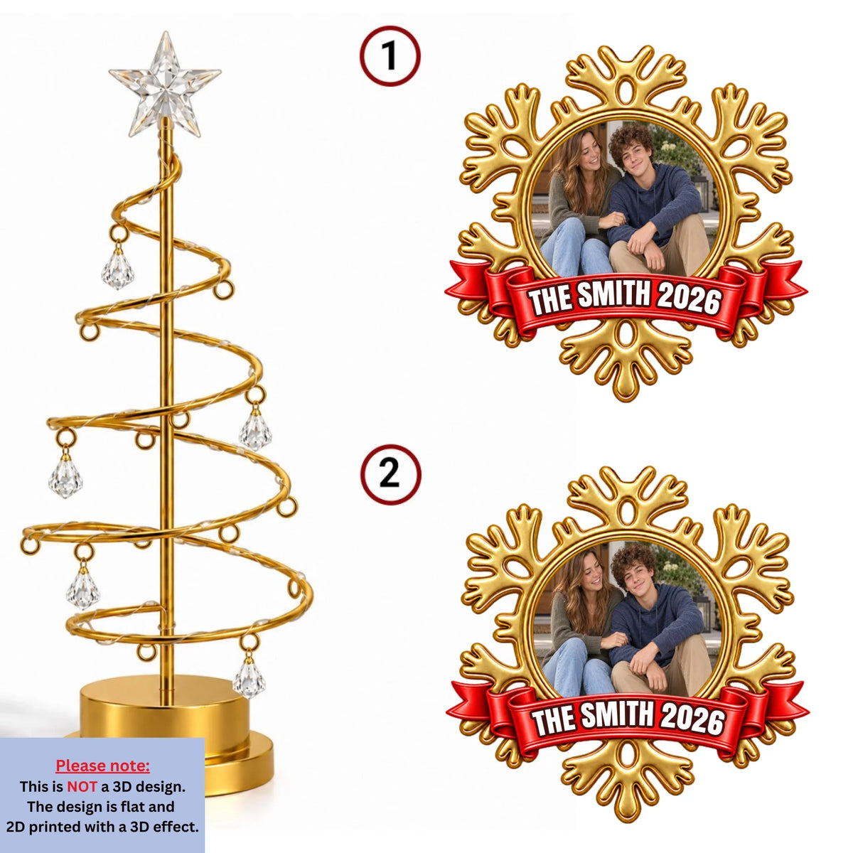 Family Holds Together - Personalized LED Tree Lights