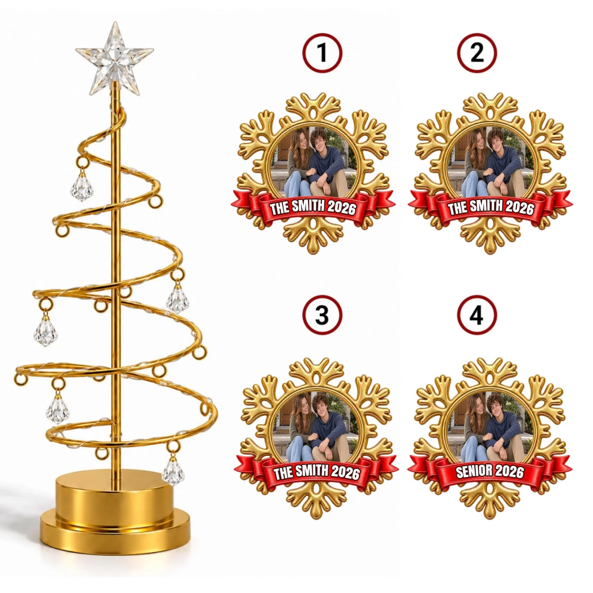 Family Holds Together - Personalized LED Tree Lights