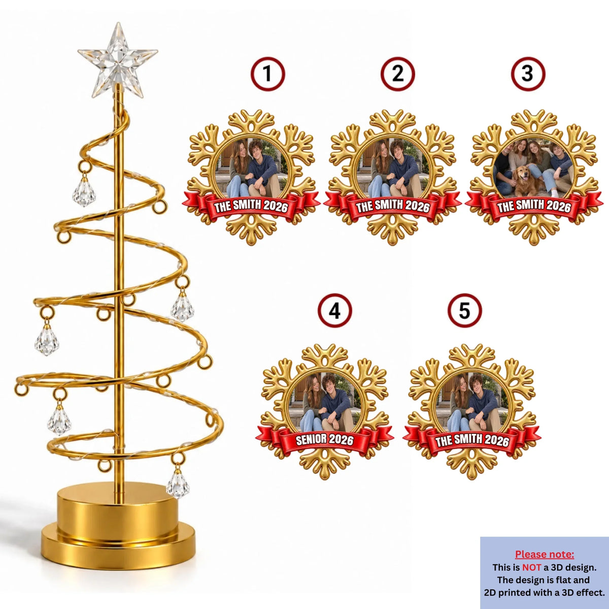 Family Holds Together - Personalized LED Tree Lights