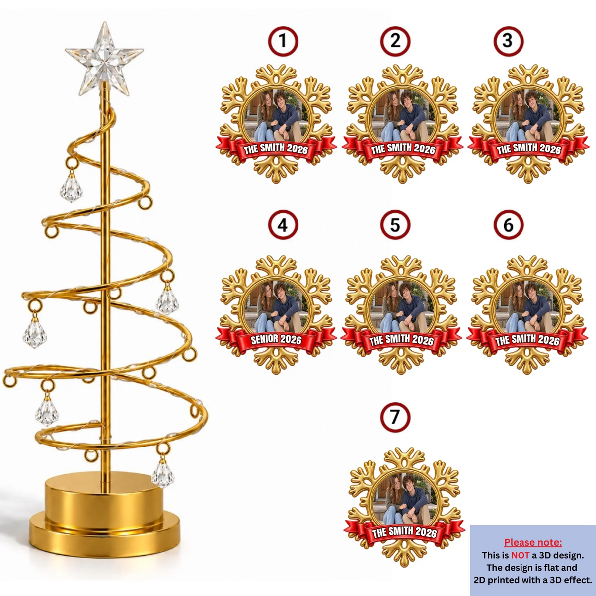 Family Holds Together - Personalized LED Tree Lights