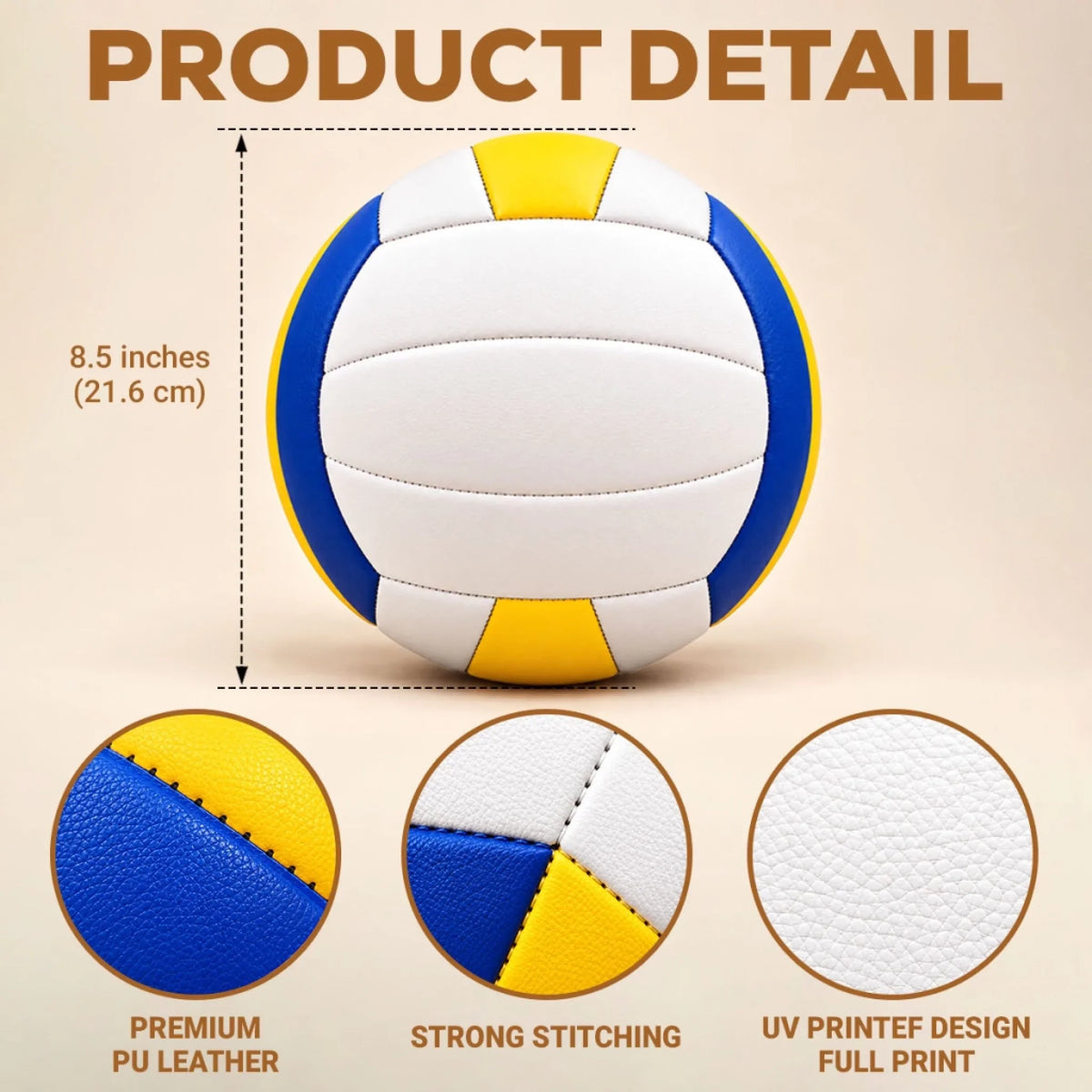 Grandma Encouragement - Personalized Leather Volleyball