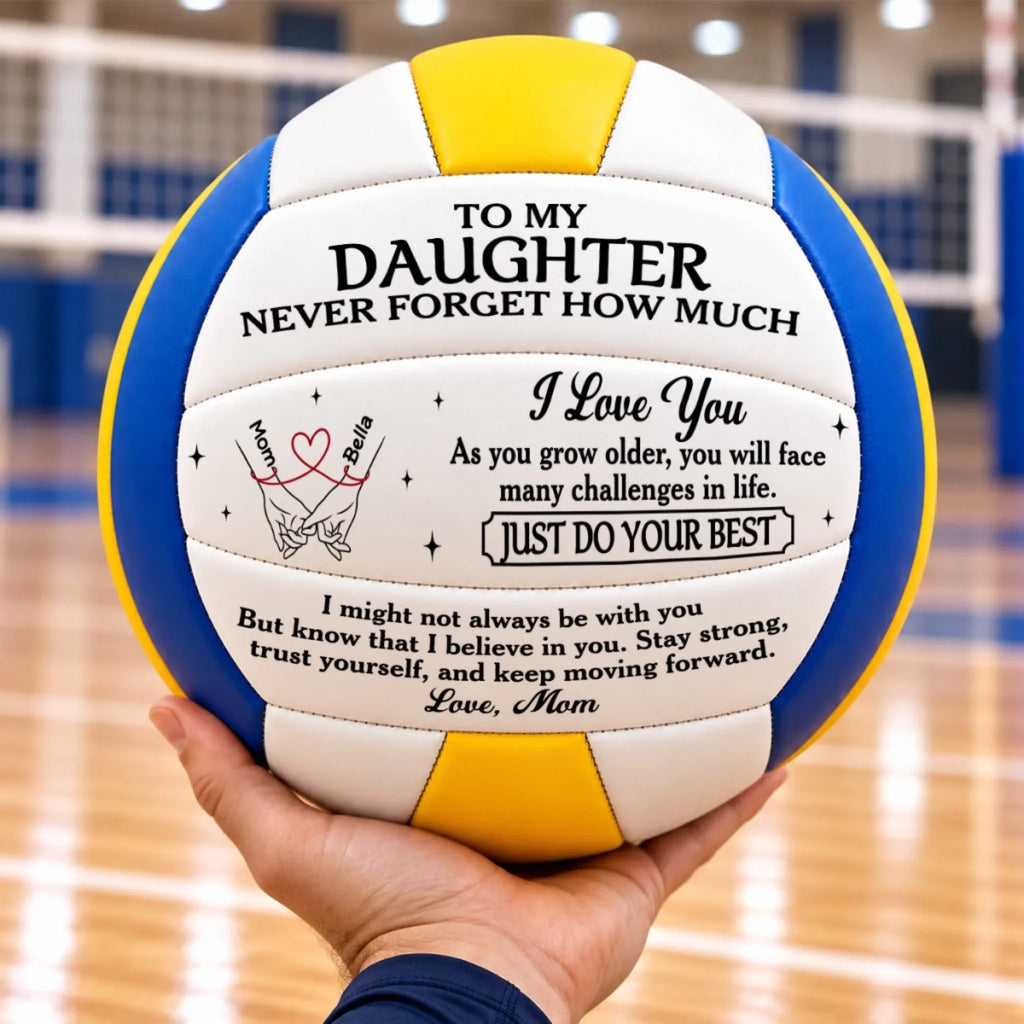 Grandma Encouragement - Personalized Leather Volleyball