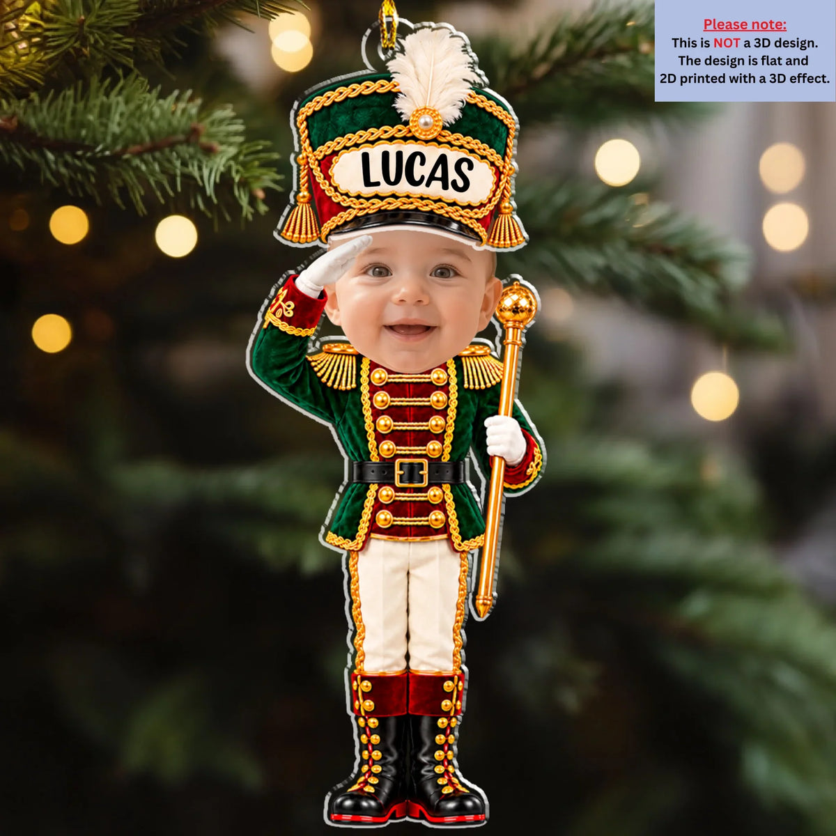 Magical Holiday - Personalized Acrylic Ornament