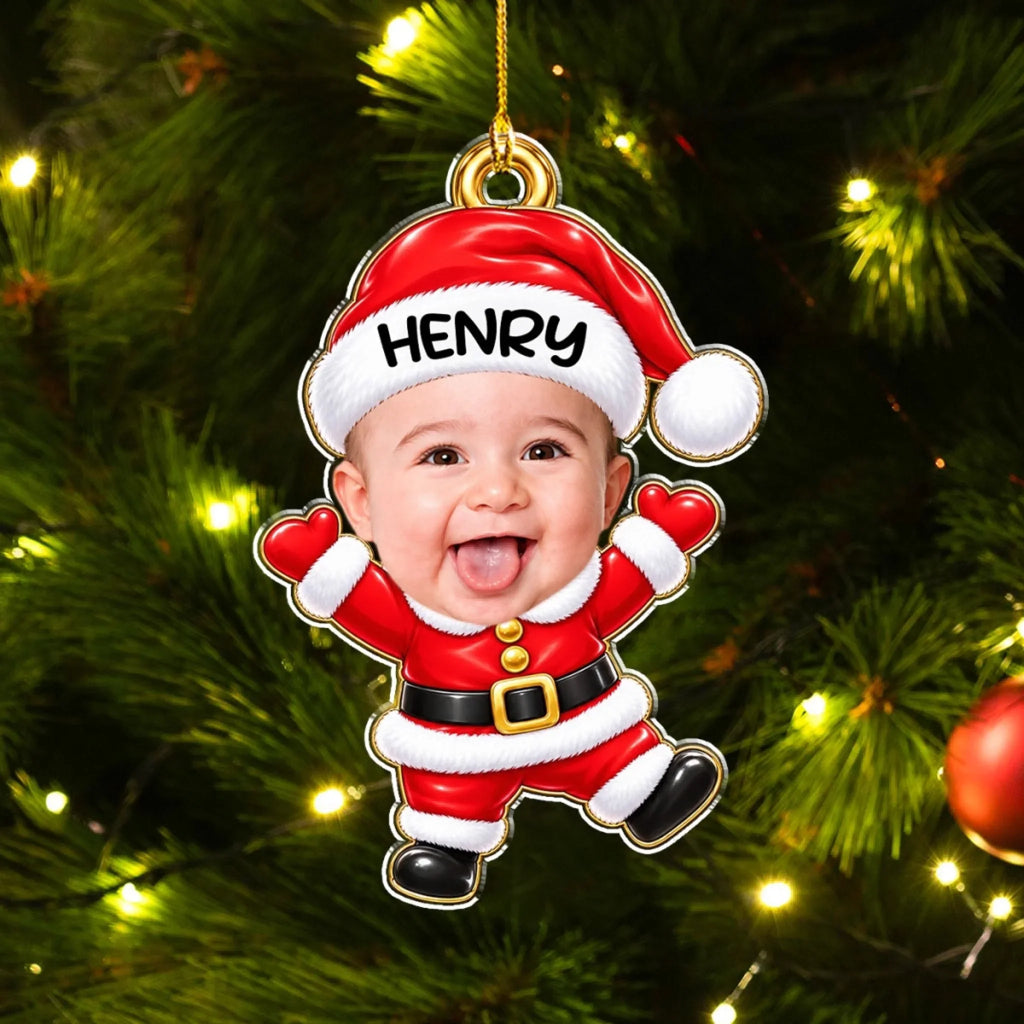 Little Santa - Personalized Acrylic Ornament