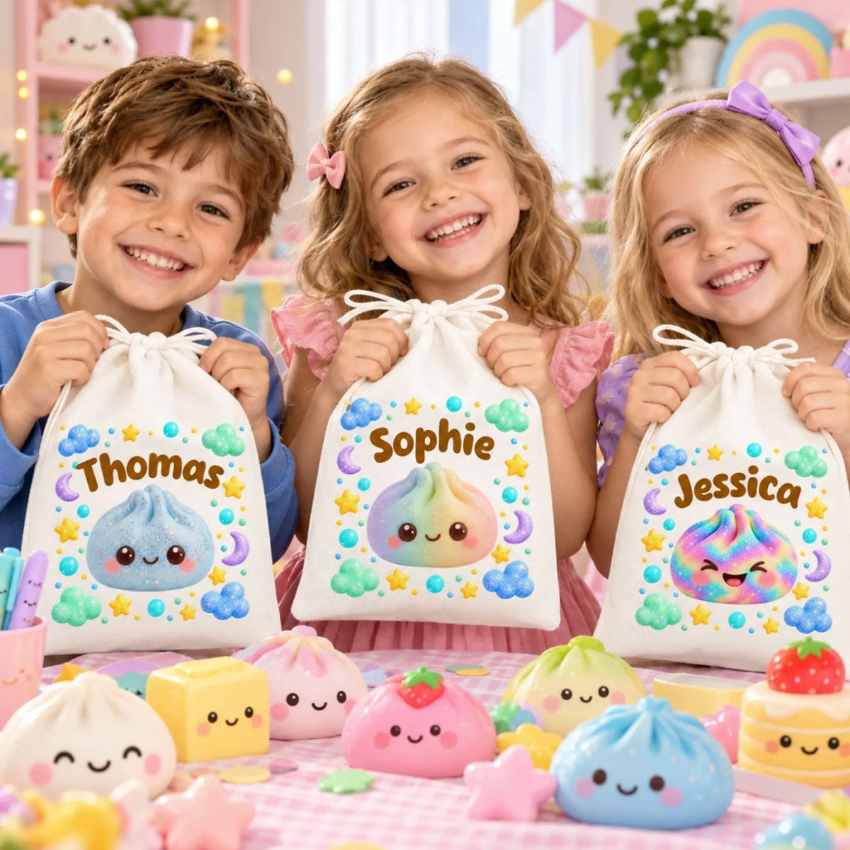 Happy Little World - Personalized Favor Bag