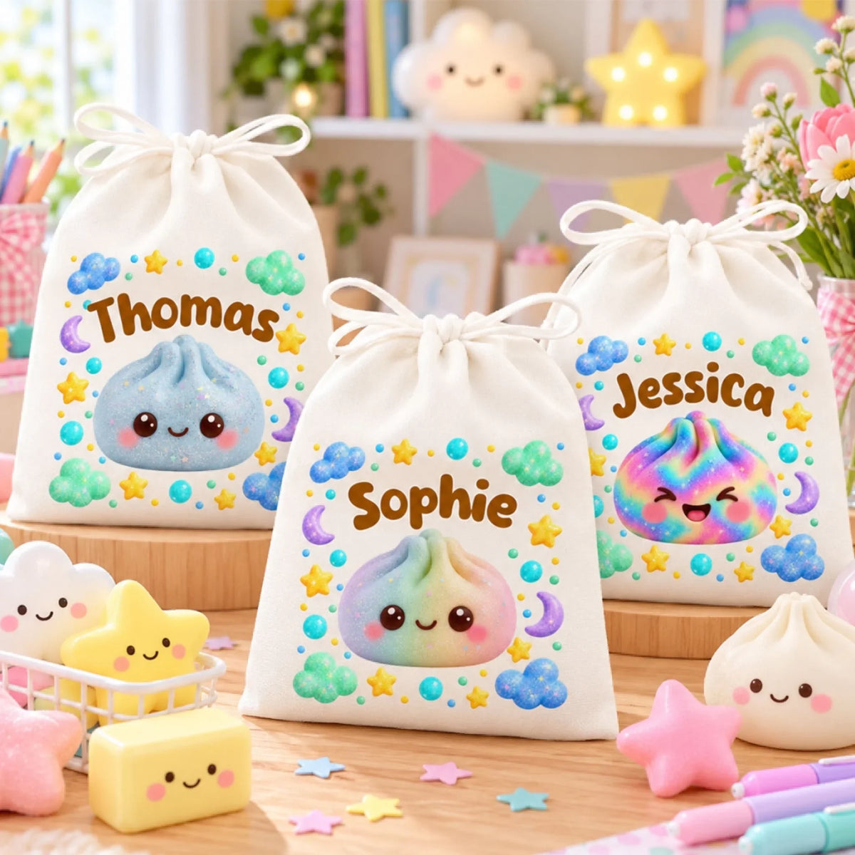 Happy Little World - Personalized Favor Bag