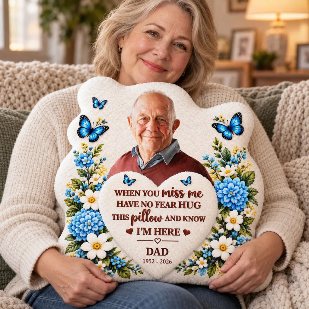 I Am Here - Personalized Shaped Pillow