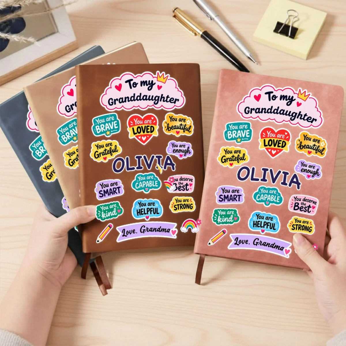 You Are My Pride - Personalized Leather Journal